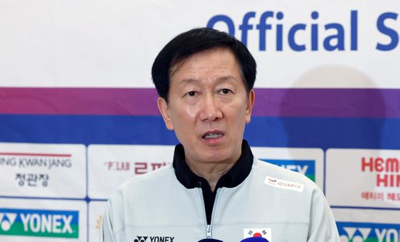 귀국 인터뷰 갖는 박주봉 감독