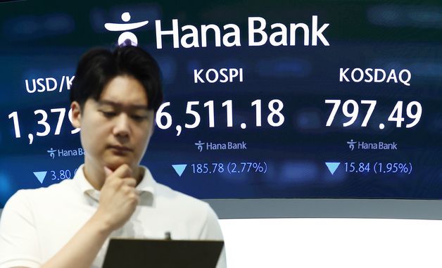 코스피·코스닥, 동반 하락 출발