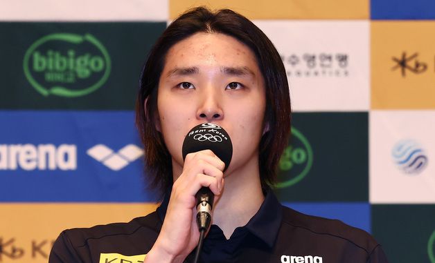 아시안게임 임하는 소회 밝히는 김우민