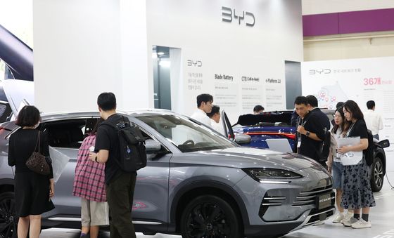 BYD 전기차 라인업 한자리에