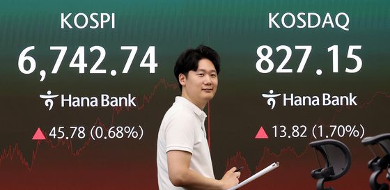코스피 하루 만에 반등…6700선 회복