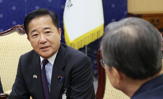 외교부 찾은 일한의원연맹