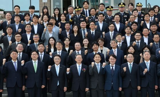 정성호 법무부 장관 이임식