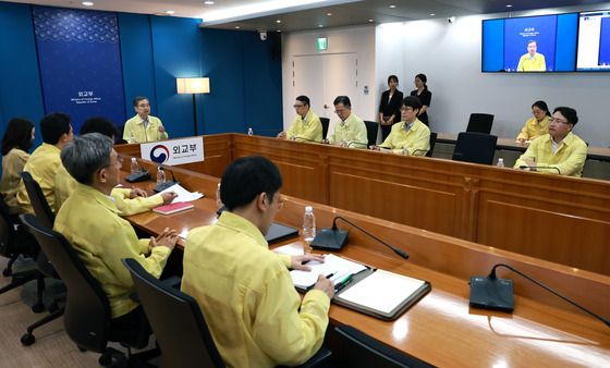 조현 외교부 장관, 네팔 홍수 재외국민보호 대책본부 회의 주재