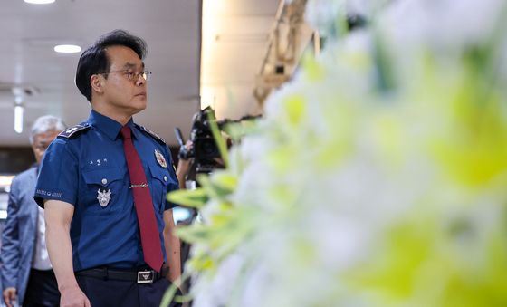 실종신고 허위종결 피해자 빈소 찾은 고평기 청장