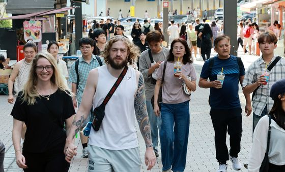 지난 7월 서울 외국인 관광객 '역대 최대'