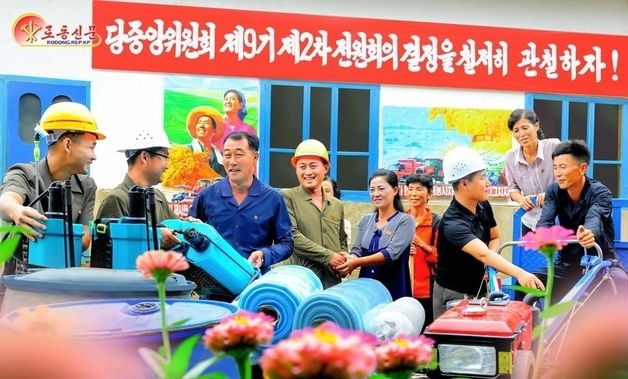 北, 농촌 지원 나선 상덕광산 조명