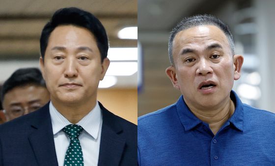 법정 향하는 오세훈·명태균