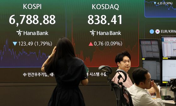 코스피 하락 마감