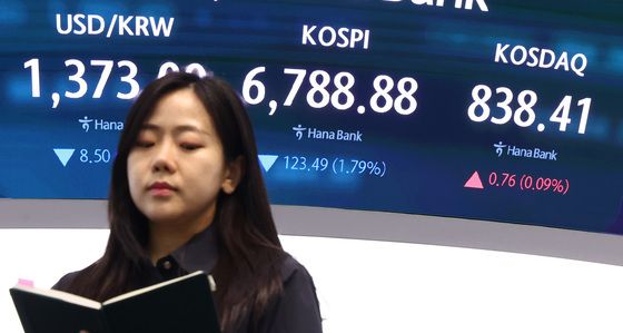코스피 하락 마감…코스닥 강보합 마감