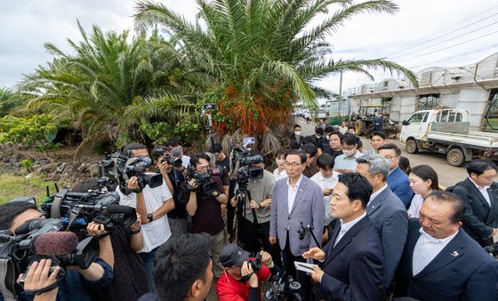 제주 부경장 사건 현장 찾은 장동혁 대표