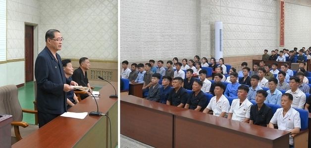 北 당·정 간부들, 청년절 맞아 생산현장 방문…청년들 격려