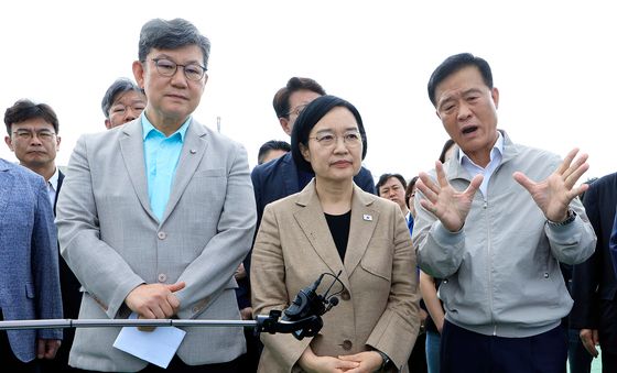 재개발 현안 듣는 한성숙 총리