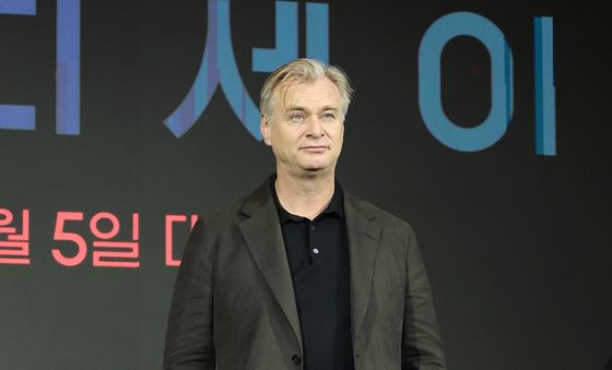 내한한 크리스토퍼 놀란 감독