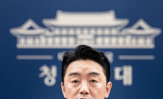 인사 관련 브리핑 하는 강훈식 비서실장