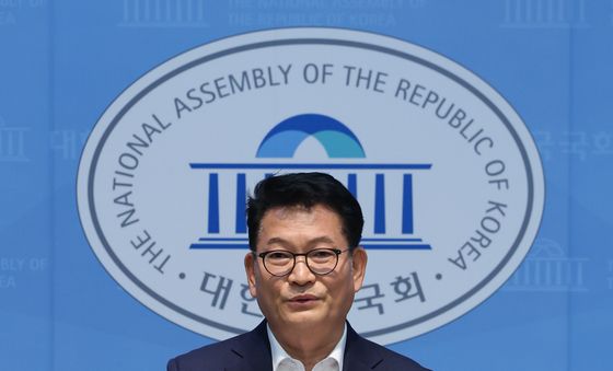 송영길 당대표 후보, 조희대 대법원장 탄핵 추진 기자회견