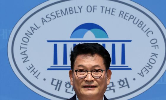 송영길 당대표 후보, 조희대 대법원장 탄핵 추진 기자회견