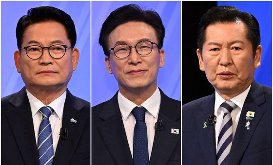 송영길·김민석·정청래, 2차 TV 토론 '격돌'