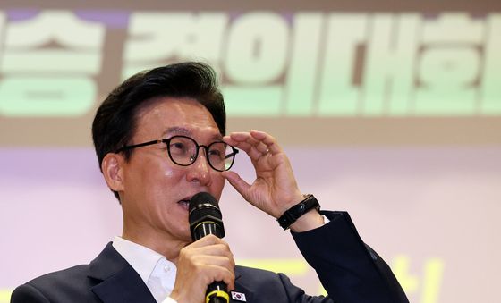 김민석 후보, 결의대회 발언