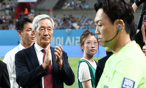 멘체스터전 찾은 정몽준