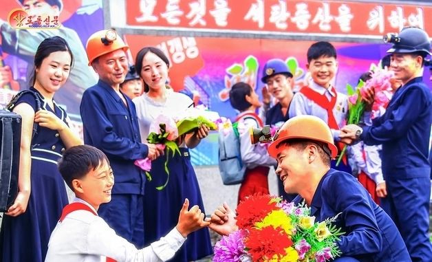 北 "애국의 증산 이어가는 득장청년탄광"