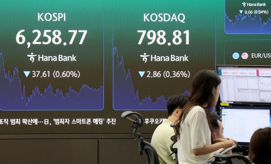 코스피·코스닥 하락 마감