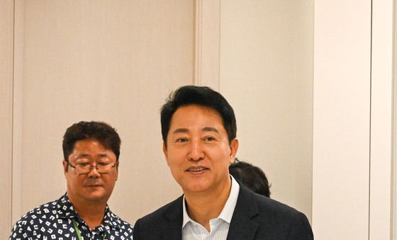 잠실 미리내집 현장 점검하는 오세훈 시장