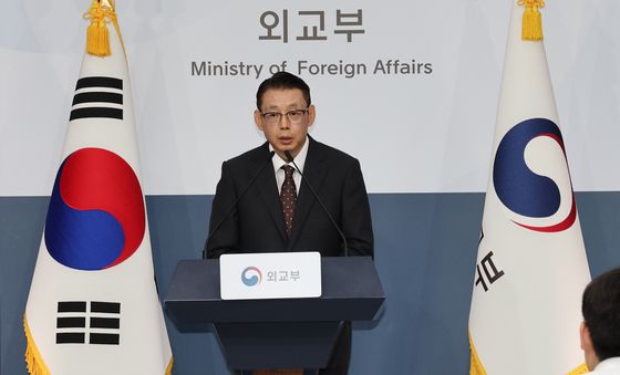 네팔 홍수 대응 관련 브리핑하는 외교부