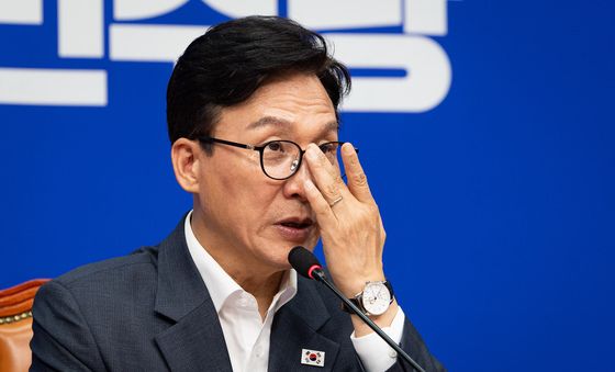경찰개혁추진단 첫 회의 발언하는 김민석 대표