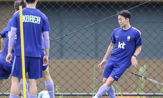 AG 훈련 나선 강상윤