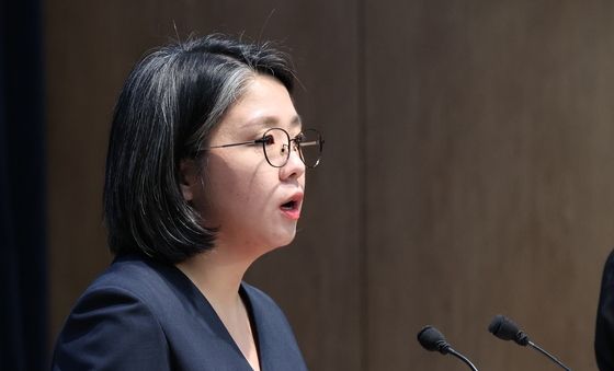 입장 발표하는 용혜인 후보자