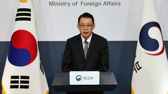 외교부 브리핑 갖는 박두순 대변인