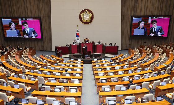 대정부 질문하는 한동훈
