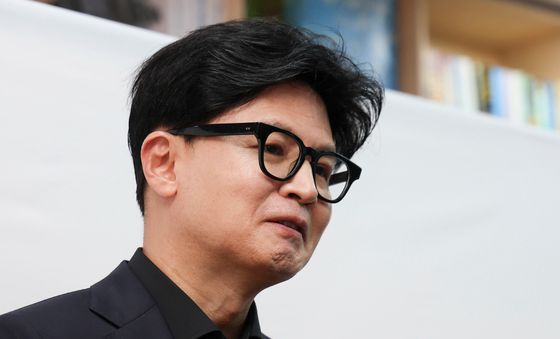 기자회견하는 한동훈 의원
