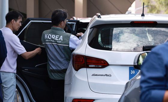 윤주석 KDRT 2진 구호대장, 카트만두 도착