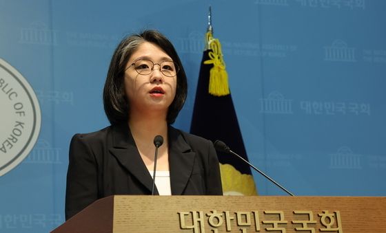 입장 발표하는 용혜인 성평등가족부 장관 후보자
