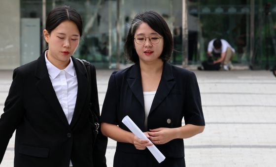 장관 후보직 사퇴 발표 기자회견 마친 용혜인