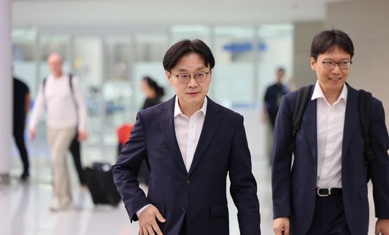 김정관 장관, 대미 투자협상 마치고 귀국