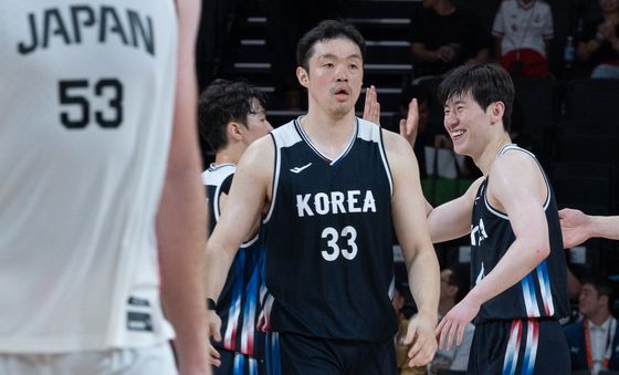 한국 남자농구, 100대 83으로 일본에 승리