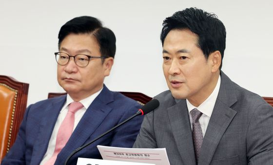 발언하는 장동혁 국민의힘 대표