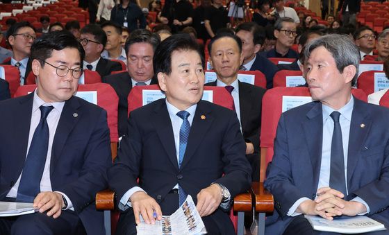 대화하는 박찬대·정동영·이인영
