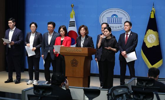 준연동형비레제 폐지 촉구 기자회견