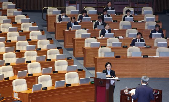 대정부질문 출석한 국무위원들
