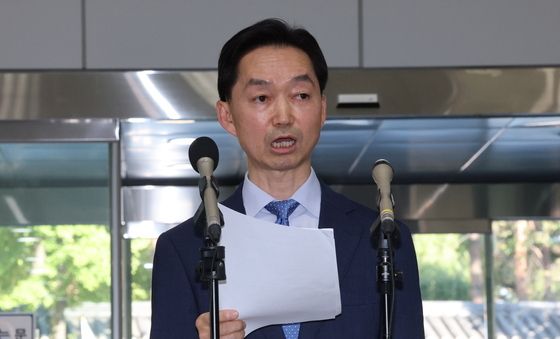 입장 밝히는 김지용 중대범죄수사청장 후보자