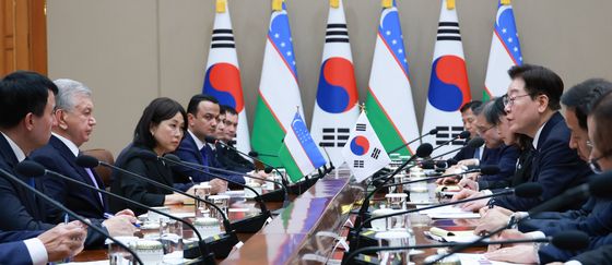 한-우즈벡 정상 회담
