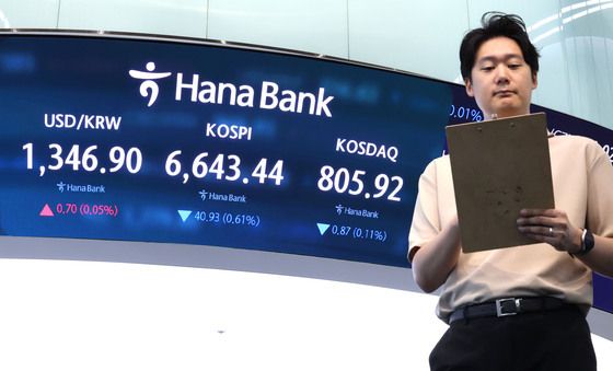 하락 출발한 코스피·코스닥
