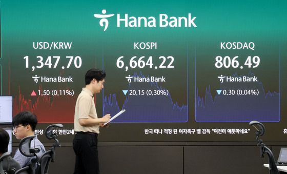 하락 출발한 코스피, 장 초반 6600선 등락