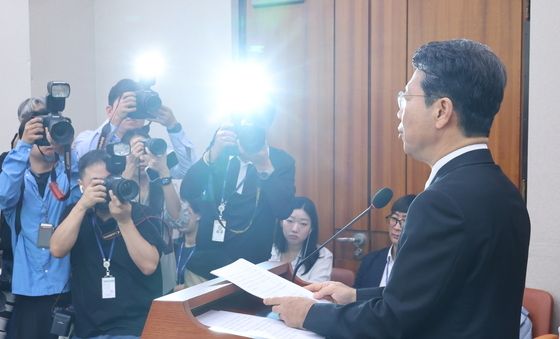 인사청문회서 모두발언 하는 김승원 법무부 장관 후보자