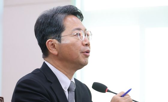 인사청문회 인사말 하는 김승원 법무장관 후보자