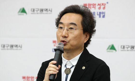 '국시원 대구 유치' 의지 밝히는 민복기 대구시의사회장